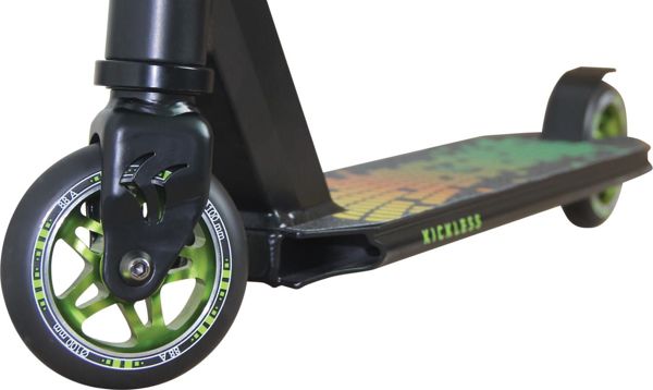 Schildkrot Kickless Πατίνι Stunt Scooter Αλουμινίου, Πράσινο, XL, 84cm
