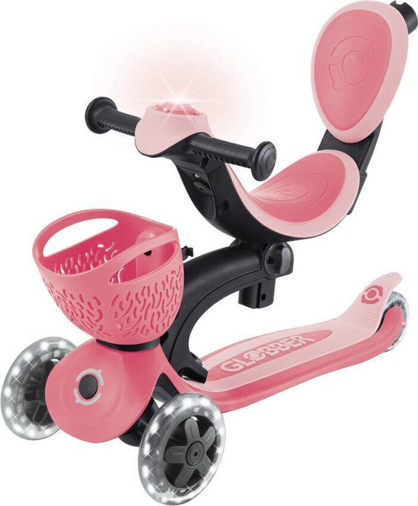 Σκούτερ Globber με κάθισμα Go Up Baby 360 Lights 844-210