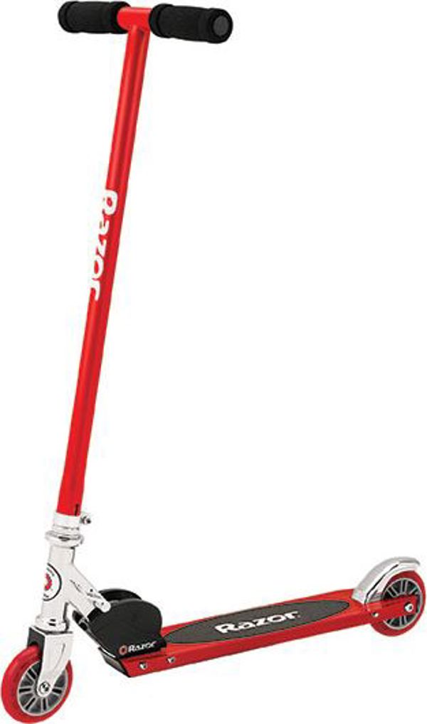 Razor Παιδικό Αναδιπλούμενο Πατίνι Scooter S Red, με Φρένο στο Πόδι, Ύψος 82,5 cm