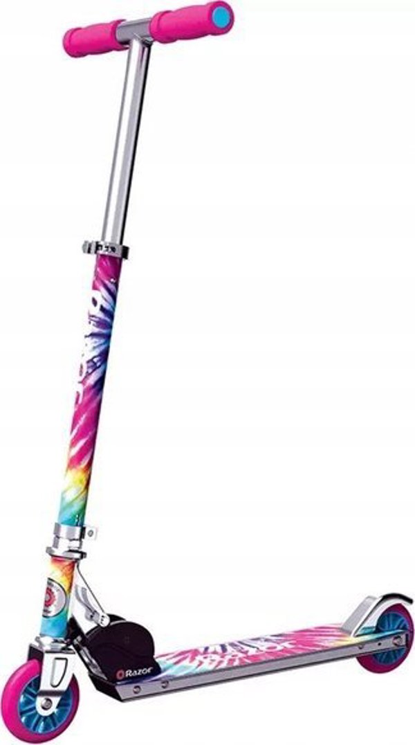 Razor A Παιδικό Πατίνι Scooter Tie-Dye, Αναδιπλούμενο, Ανθεκτικό Πλαίσιο