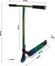 Soke EVO Stunt Scooter, Επαγγελματικό Πατίνι για Τρικ, ABEC-9, 360°, Σκούρο Γκρι, 3.45kg