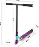 Soke EVO Street Πατίνι Stunt, Ρουλεμάν ABEC-9, Τροχοί 100mm, Ουράνιο Τόξο