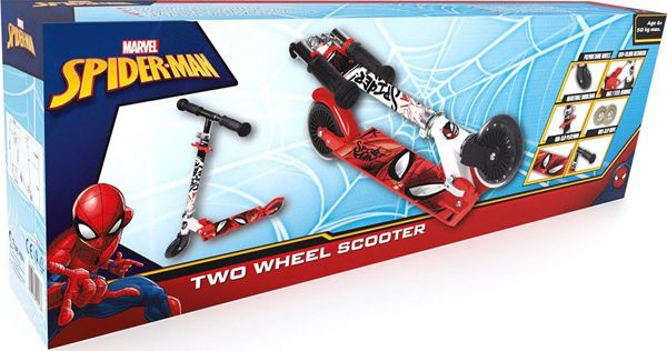 Upominkarnia Πατίνι Scooter Spiderman Κόκκινο, Δίτροχο για Παιδιά