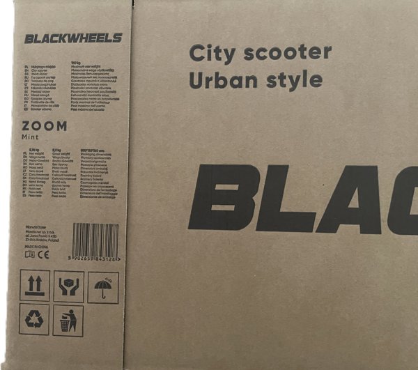 Hulajnoga Blackwheels Zoom Czarnomietowa