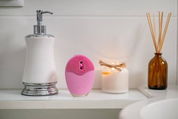 Humanas Aura Foam Συσκευή Καθαρισμού Προσώπου με Υπερήχους, Ροζ