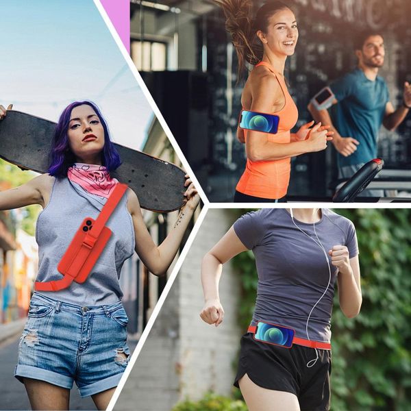Hurtel Rope θήκη ζελέ με λουράκι αλυσίδα τσάντα λουράκι Xiaomi Redmi Note 9 Pro / Redmi Note 9S μπλε