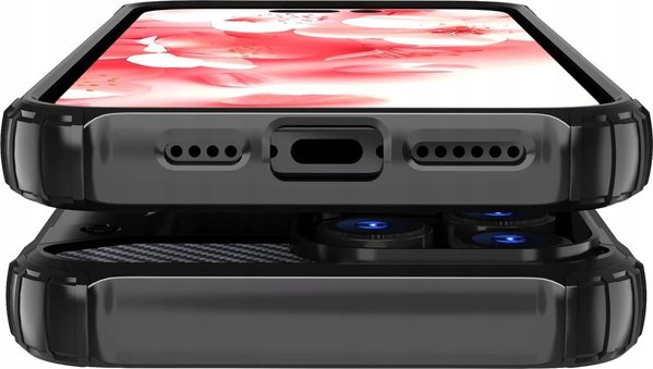 Hurtel Θήκη Hybrid Armor θωρακισμένη για iPhone 16 Pro - μαύρη