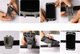 Hurtel Obrotowy silikonowy uchwyt rowerowy na telefon z odczepianym zaciskiem czarny Obrotowy silikonowy uchwyt rowerowy na telefon z odczepianym zaciskiem czarny