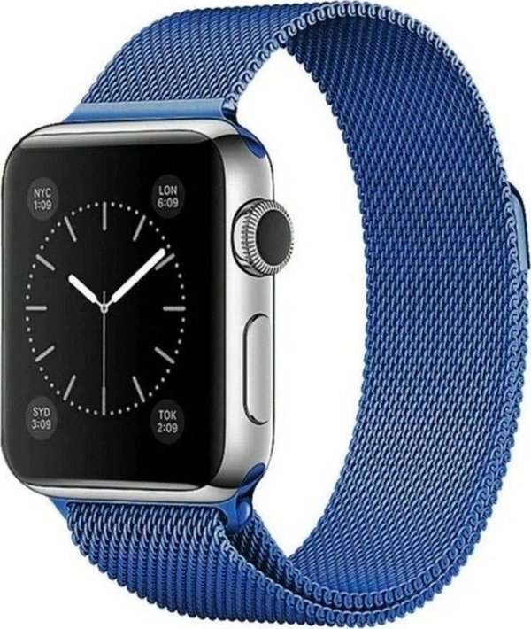 Hurtel Μαγνητικό Λουράκι για Apple Watch 6/5/4/3/2/SE 44mm/42mm από Ανοξείδωτο Ατσάλι - Μπλε