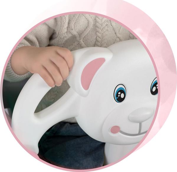 Ricokids Παιδική Κούνια-Κουβάς 3σε1 Mis Ροζ, Αντιολισθητική με Ρυθμιζόμενα Σχοινιά 130cm