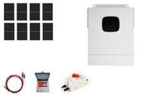 Hybrydowy zestaw solarny off-grid ESB-7kW-24 MPPT 8xPV
