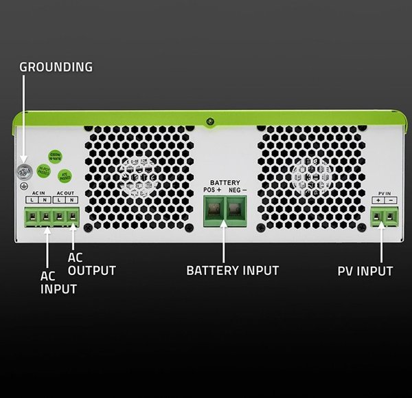 Hybrydowy Inwerter solarny Off-Grid 3500W | 100A | 24V | MPPT | Sinus | opcja Wi-Fi | Power Factor 1.0