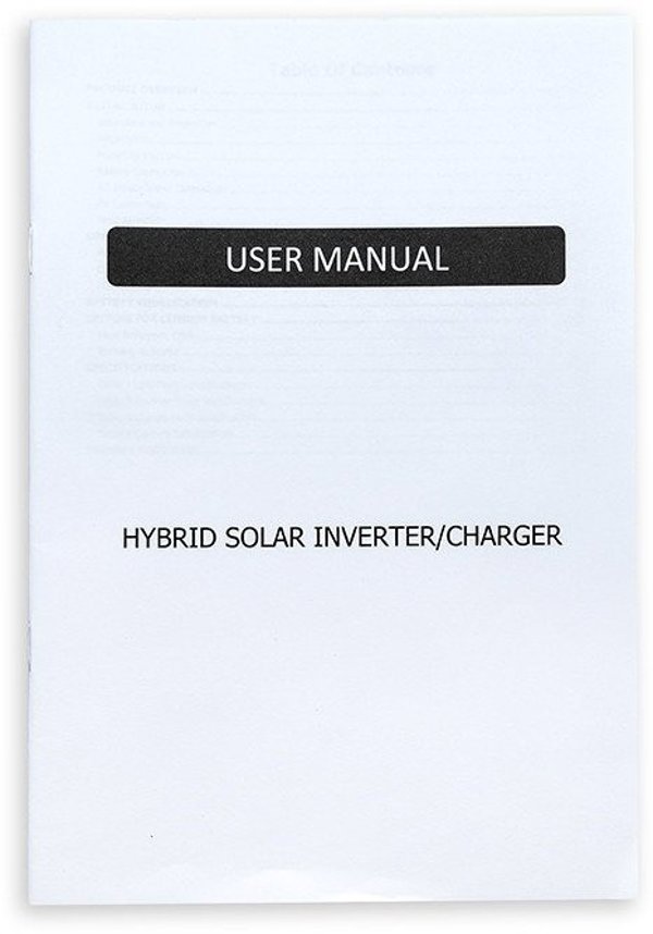 Hybrydowy Inwerter solarny Off-Grid 3500W | 100A | 24V | MPPT | Sinus | opcja Wi-Fi | Power Factor 1.0