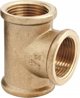 Hydroland Τριπλό Τέφ (Tee) Ορειχάλκινο 3/4" για Δίκτυα Ύδρευσης και Θέρμανσης, Έως 100°C, 1.0 MPa