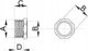 Hydroland Ορειχάλκινος Μειωτήρας 3/4" x 1/2" GZ/GW, Εξάρτημα Υδραυλικών Εγκαταστάσεων & Θέρμανσης