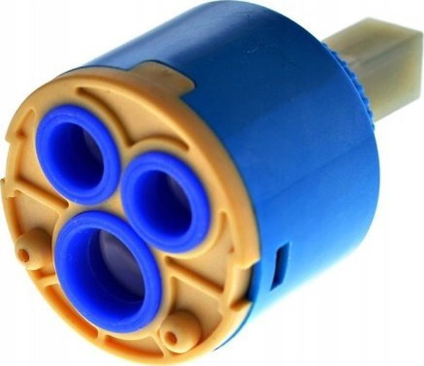 Hydroland Ρυθμιστής Μπαταρίας Μπανιέρας 40mm, Χαμηλός, Κεραμικός Μηχανισμός - C.BH.REGULATOR.40.N
