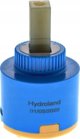 Hydroland Ρυθμιστής Μπαταρίας Μπανιέρας 40mm, Χαμηλός, Κεραμικός Μηχανισμός - C.BH.REGULATOR.40.N