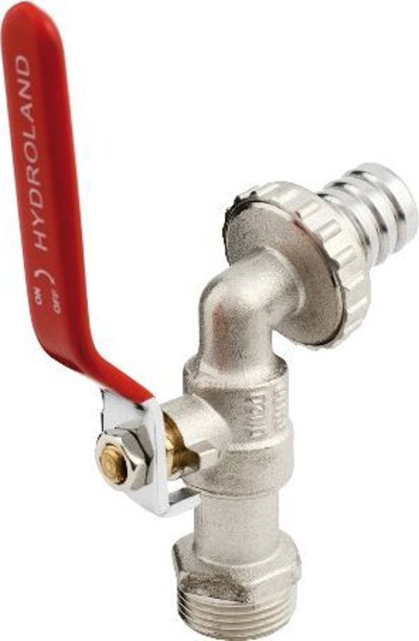 Hydroland Σφαιρική Βαλβίδα με Σύνδεσμο 3/4" και Διάφραγμα // ZKC-20-R-H