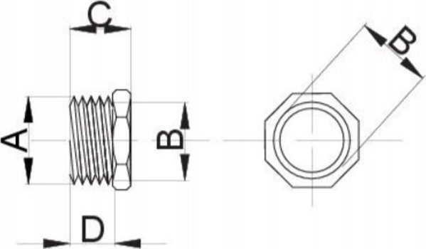 Hydroland Μειωτήρας Ορείχαλκος 1/2" x 3/8" GZ/GW για Ύδρευση & Θέρμανση