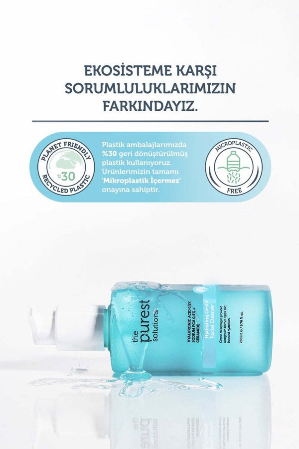 Hydrating Gentle Facial Cleanser %0,5 Hyaluronic Acid, %0.5 Sodium PCA + Ceramide 200ml