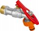 Hydroland Σφαιρική Βαλβίδα Αποστράγγισης 1/2" με Σύνδεσμο Εύκαμπτου Σωλήνα ZKC-15-R-H