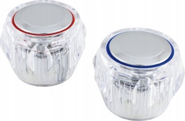 Hydroland Πόμολο Βρύσης Primula 1/2'' Χρωμέ με Ορειχάλκινη Ένθετη Υποδοχή