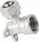 Hydroland Γωνιακό Επίτοιχο Εξάρτημα PEX 16mm x 1/2" GW, Βιδωτό, για Ύδρευση και Θέρμανση // PX-R.KOSC.16X1/2