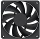 HYTE FAN-FA12-BB-4 σύστημα ψύξης υπολογιστή, ανεμιστήρας 12 cm, μαύρο, 4 τεμάχια