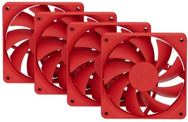 HYTE FAN-FA12-RR-4 Σύστημα Ψύξης Υπολογιστή 4 Τεμ. 12 cm Κόκκινο