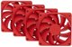 HYTE FAN-FA12-RR-4 Σύστημα Ψύξης Υπολογιστή 4 Τεμ. 12 cm Κόκκινο