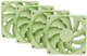 HYTE FAN-FA12-MM-4 Ψύκτρα υπολογιστή 12 cm πράσινη, 4 τεμάχια