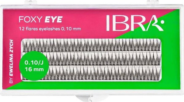 Ibra Foxy Eye Φυσικές Βλεφαρίδες 16mm 120τεμ.