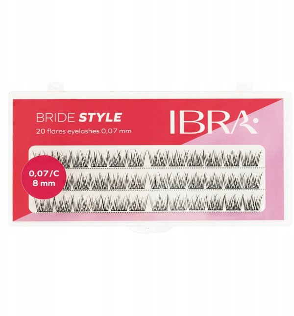 IBRA_Bride Style 20 Flares Τεμαχισμένες βλεφαρίδες 8mm