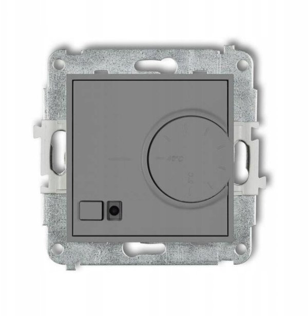 ICON Mechanizm elektronicznego regulatora temperatury z czujnikiem powietrznym szary mat 27IRT-2