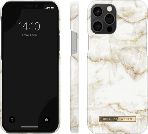 iDeal Of Sweden iDeal of Sweden Fashion - προστατευτική θήκη για iPhone 12/12 Pro (Golden Pearl Marble)