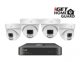 iGET HOMEGUARD HGNVK84804 - kamerový PoE set 2K NVR 8CH + 4x venkovní kamera se zvukem