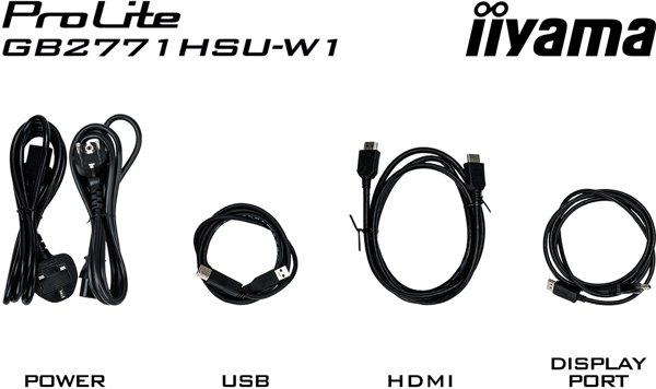 IIYAMA 68.6cm (27") GB2771HSU-W1 16:9 2xHDMI+DP+USB-C