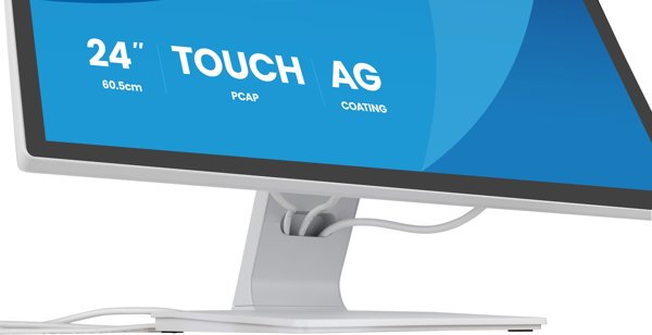 Iiyama ProLite T2452MSC-W1AG Οθόνη Αφής 23.8" Full HD LED - Λευκή