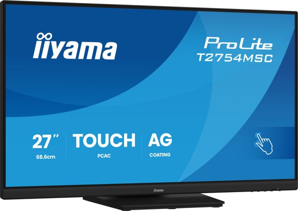 IIYAMA 68.6cm (27") T2754MSC-B2AG 16:9 M-Touch VGA+HDMI