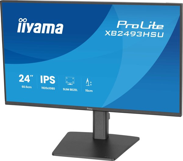 IIYAMA 60.5cm (24") XB2493HSU-B1 16:10 HDMI+DP+2xUSB IPS