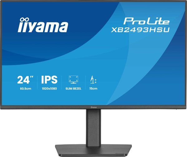 IIYAMA 60.5cm (24") XB2493HSU-B1 16:10 HDMI+DP+2xUSB IPS
