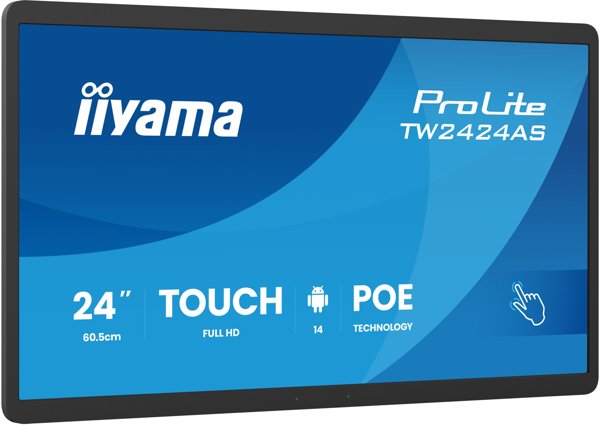 IIYAMA 60,5cm (23,8") TW2424AS-B3P 16:9 M-Touch USBC Android