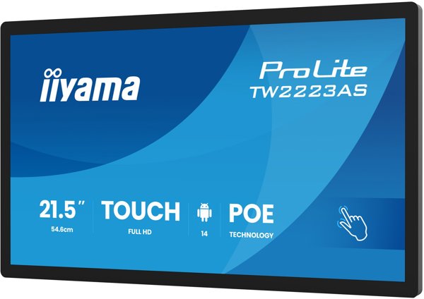 IIYAMA 55.0cm (21,5") TW2223AS-B3P 16:9 M-Touch USBC Android