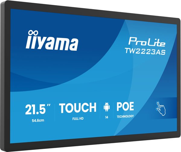 IIYAMA 55.0cm (21,5") TW2223AS-B3P 16:9 M-Touch USBC Android