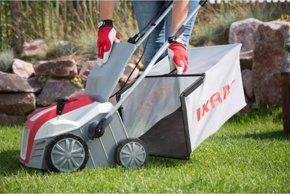 Ikra Mogatec ΙΕVL 1838 Αερωτήρας-Εκτροπέας Γκαζόν 2 σε 1, 1800W
