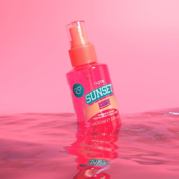 I Love, Sunset Club, Scented Spray, For Women, 100 ml For Women