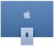 iMac 24 colių 4,5K tinklainė, Apple M4 10C CPU, 10C GPU/16GB/256GB SSD/Blue/INT