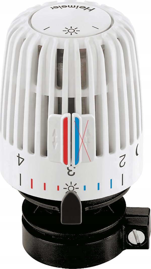 IMI Hydronic Engineering TA Heimeier 7300-00.500 thermostatic head WK with built-in sensor and 2 saving clips