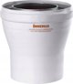 Immergas Συγκεντρικός Σωλήνας Αερίων 60/100mm, Μήκος 1000mm, Ανοξείδωτος, Για Λέβητες Συμπύκνωσης & Κλειστού Θαλάμου, Ασημί