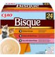 INABA CAT CIAO BISQUE CHICKEN,B EEF,FISH 24x40g